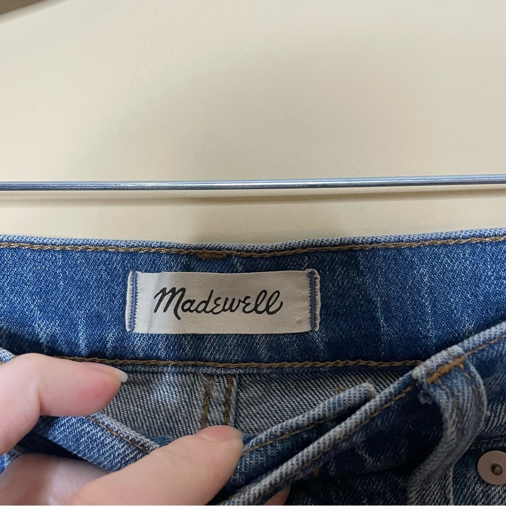 Madewell The High Rise Slim Boy Jean in Neal Wash Tencel Denim Edition - Picture 13 of 16